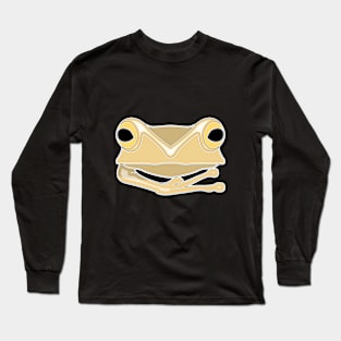 brown peace frog Long Sleeve T-Shirt